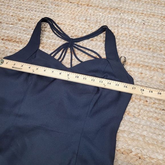 BETSEY & Adam Black Cocktail Fit & Flare Mini Dress - Picture 10 of 11